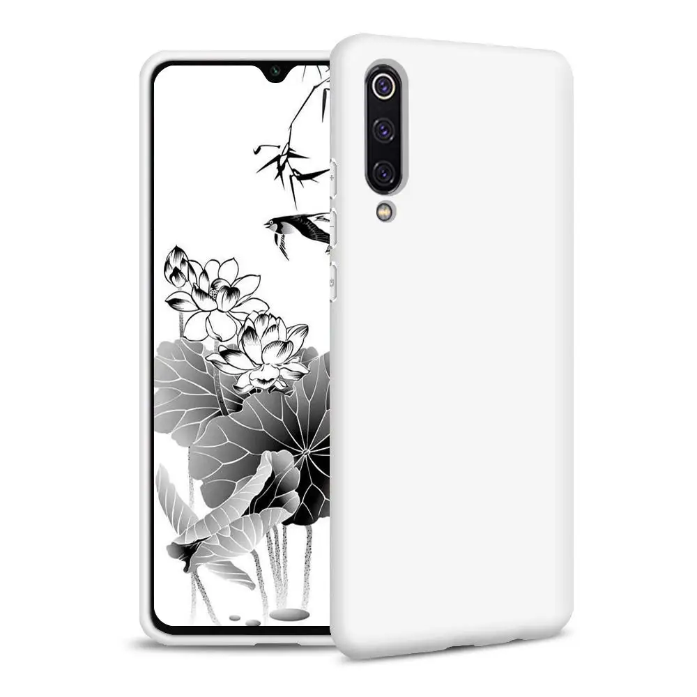 Белый Силиконовый чехол для Samsung Galaxy A50 A30 A40 A10 A20 A70 тапочки однотонного яркого A20e M20 A7 Примечание 10 S8 S9 S10 плюс S10e 5G чехол Крышка - Цвет: Белый