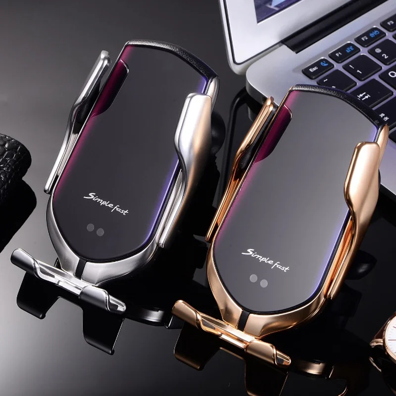 Автоматическое зажимное беспроводное автомобильное зарядное устройство с