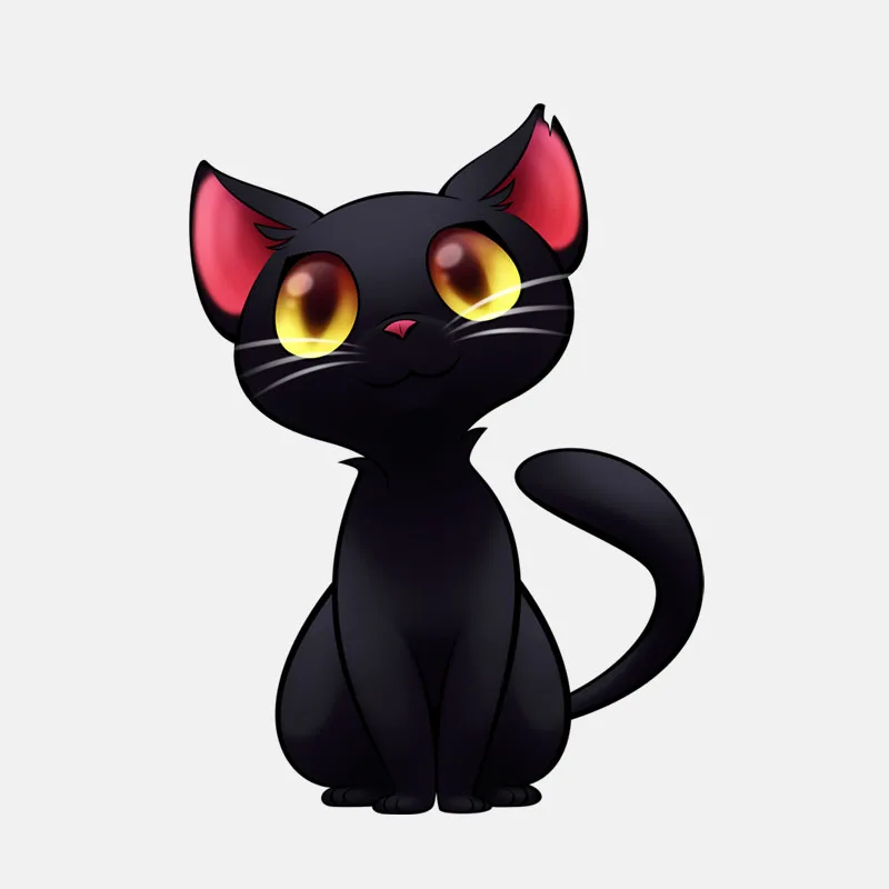 

16cmx12cm Cute kitten Car-Sticker Automobiles Motorcycles Window Bumper Laptop Vinyl Decal PVC Decorative Goods