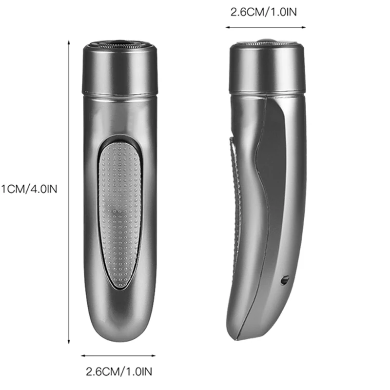 Мини электробритва для мужчин с двойной фольгой портативный триммер бороды
