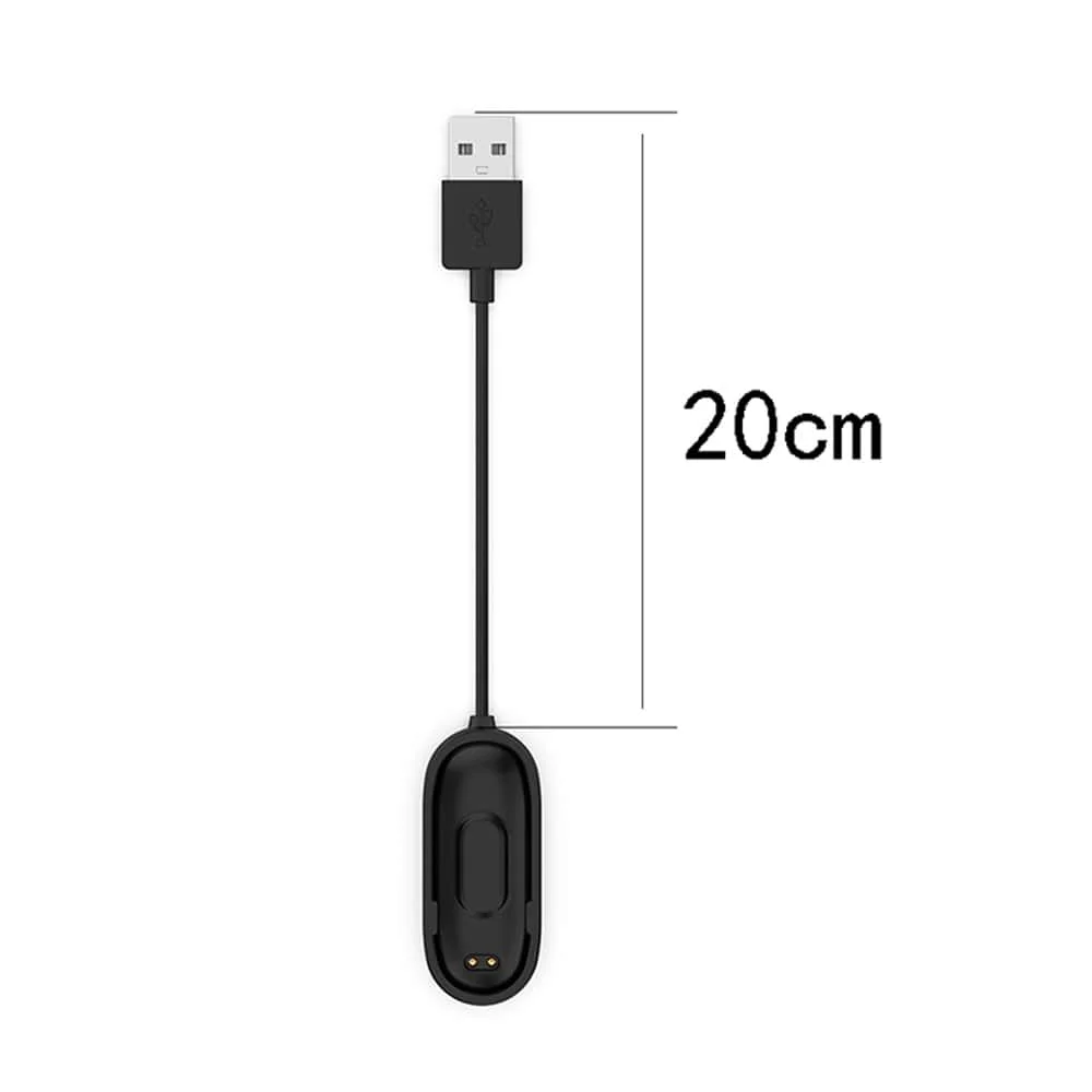 20cm for Mi Band 4 Горячая usb зарядная док-станция Smartwatch Быстрая зарядка кабель провод для Xiaomi Mi группа 4 3 2 умный браслет зарядное устройство дропшиппинг - Цвет: 20cm for Mi Band 4