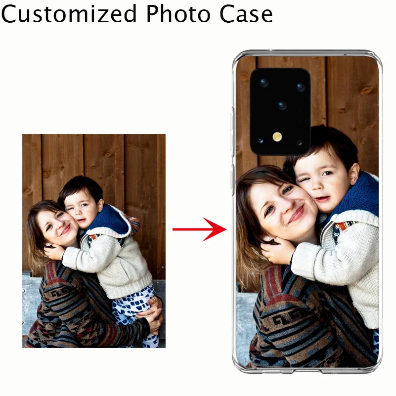 

Personalised Logo Cover Custom Print Photo Soft Phone Case For Samsung Galaxy Note 9 10 20 s8 s9 s10 S21 S20 Ultra Plus FE Lite