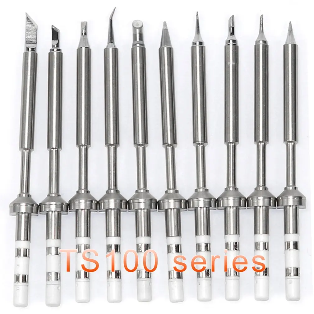 

TS100 Mini Soldering Iron Digital Soldering Iron Tip Replacement Bit Head B2 BC2 C4 D24 K I Ku ILS C1 Lead Free