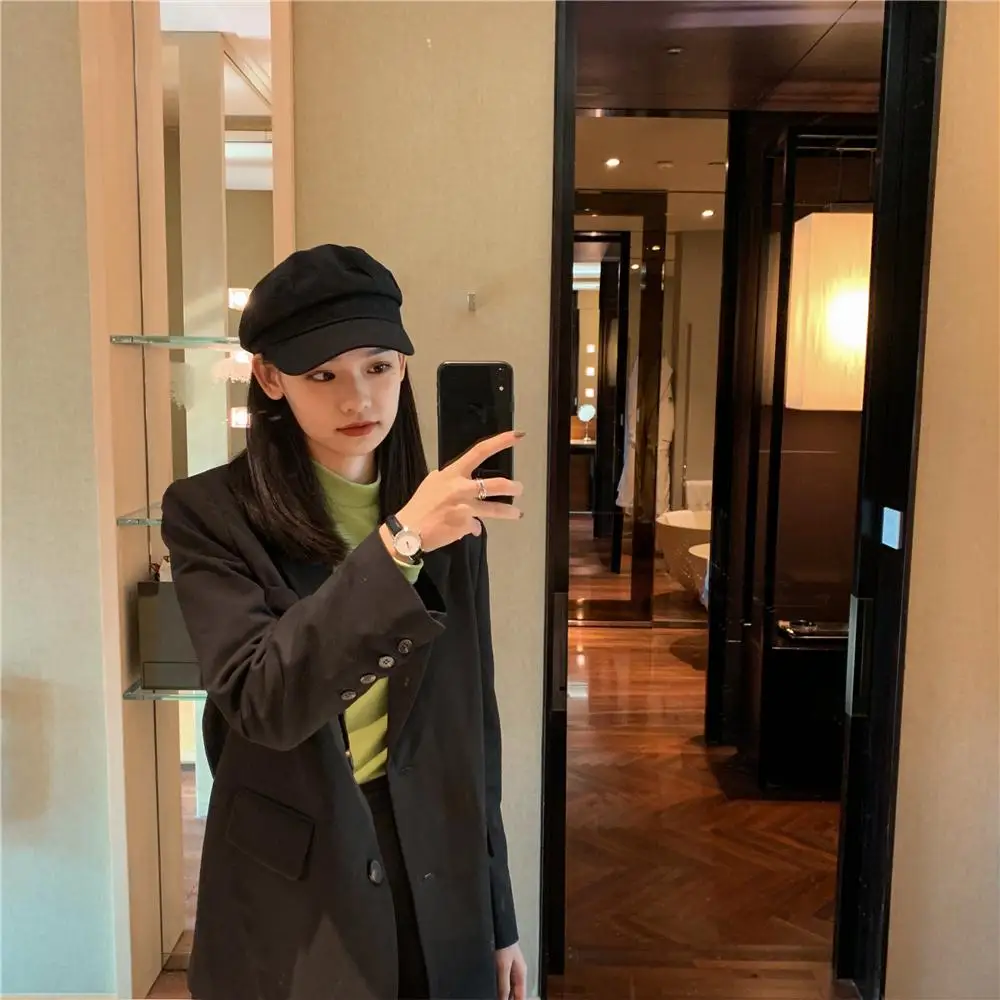 

New Fashion Women Pant Suit Notched Blazer Jacket & High Waist Pant Female Blazer Set 2020 Office Wear Women Suits