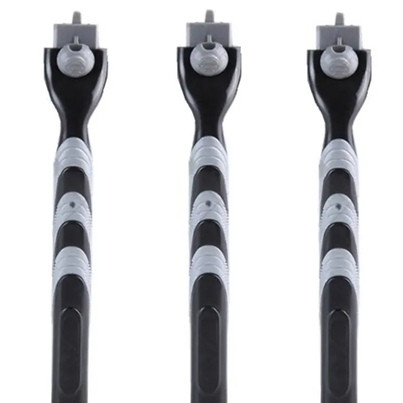 Универсальный Мужской ручной триммер для бритья бороды с длинной ручкой 3