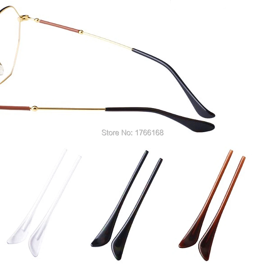 200 шт. (100 пар) противоскользящие пластиковые дужки для металлических дужек очки