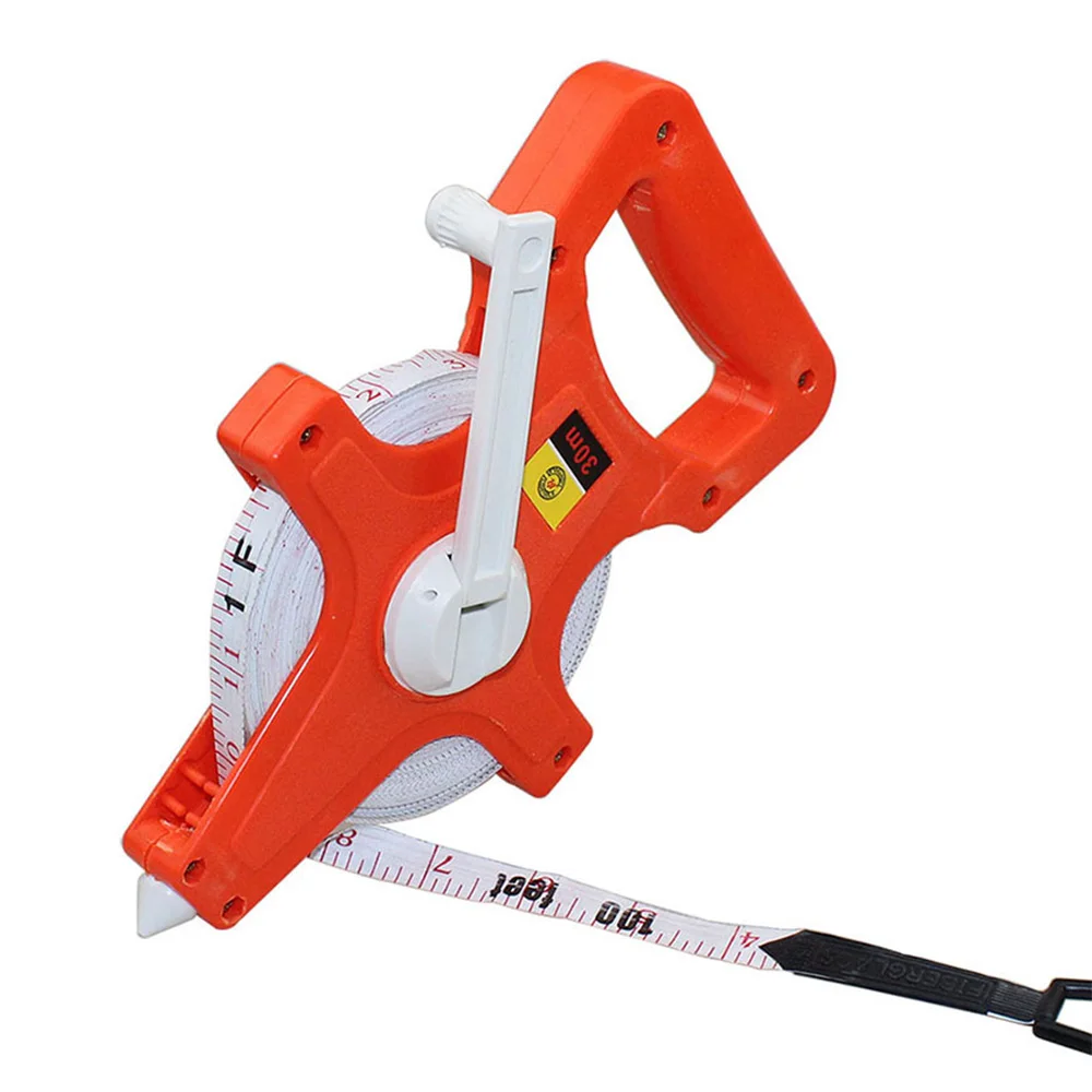 

Professional Measuring Tape 30M/ 50M/100M Retractable Ruler Tape For Construction Worker Measuring Tools Engineering Measurement
