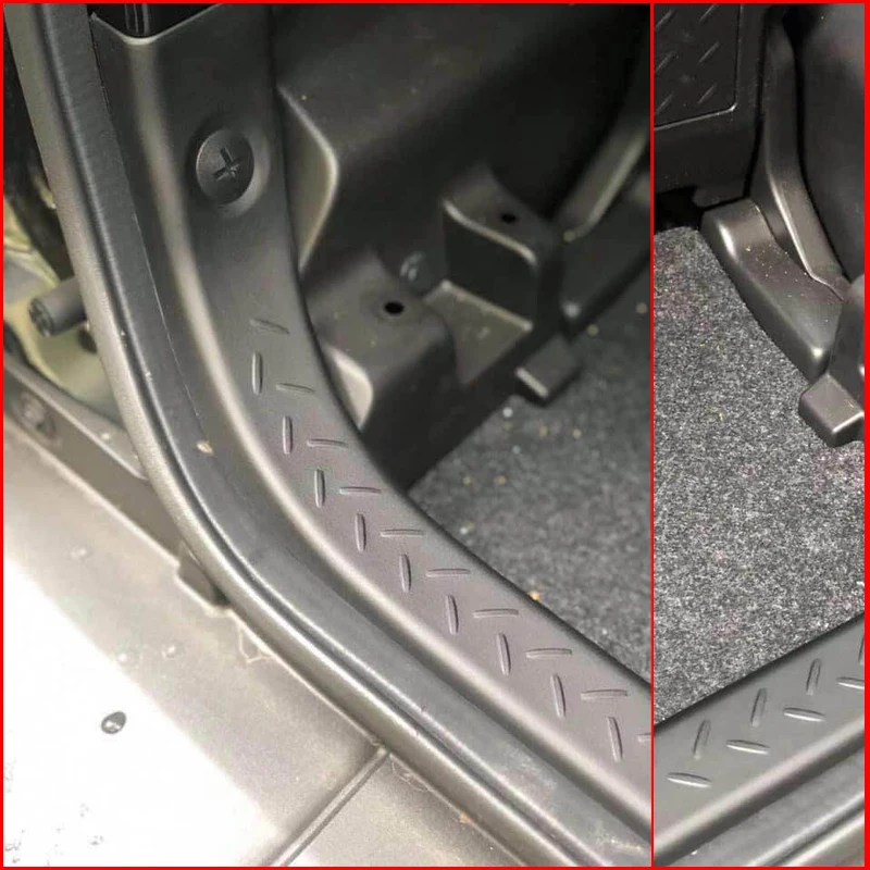 Защитная накладка на багажник автомобиля заднюю дверь для Suzuki Jimny JB64 JB74 2018