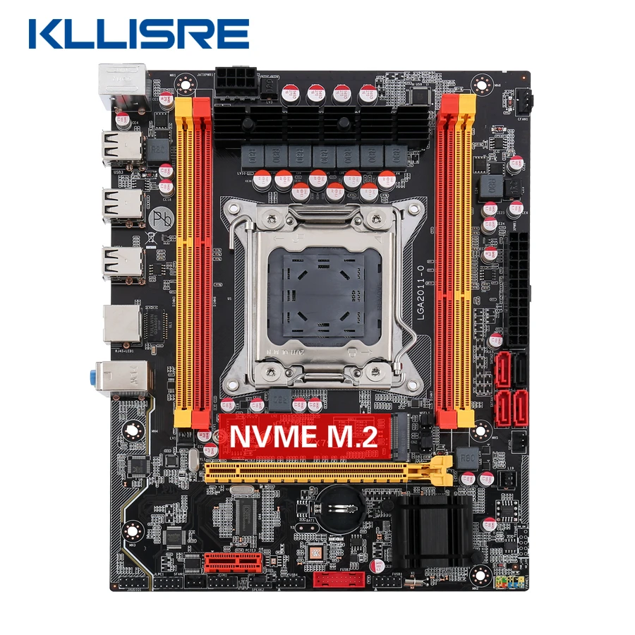 Kllisre X79 чипсет материнская плата LGA2011 Mini-ATX combos E5 2630 V2 CPU 4 шт. x ГБ = 16 Гб DDR3 1333 МГц ECC