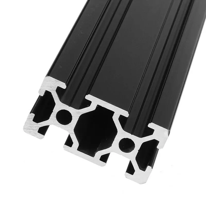 

4 шт. 500 мм 2040 Алюминиевые экструзионные детали для 3D-принтера CNC профиль анодированная рейка линейная алюминиевая рамка Европейский стандар...