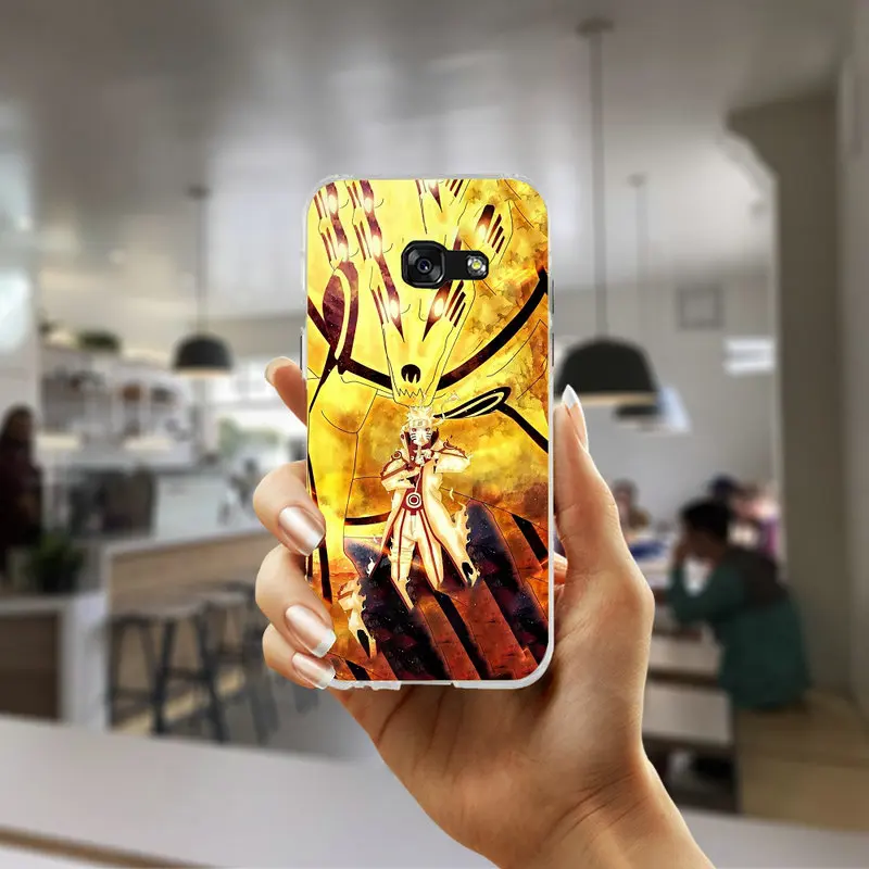 Ботинки в стиле аниме «Naruto для Samsung Galaxy J3 J4 J5 J6 J7 J8 A3 A5 A7 Coque сумки Силиконовые мягкие чехлы для телефонов