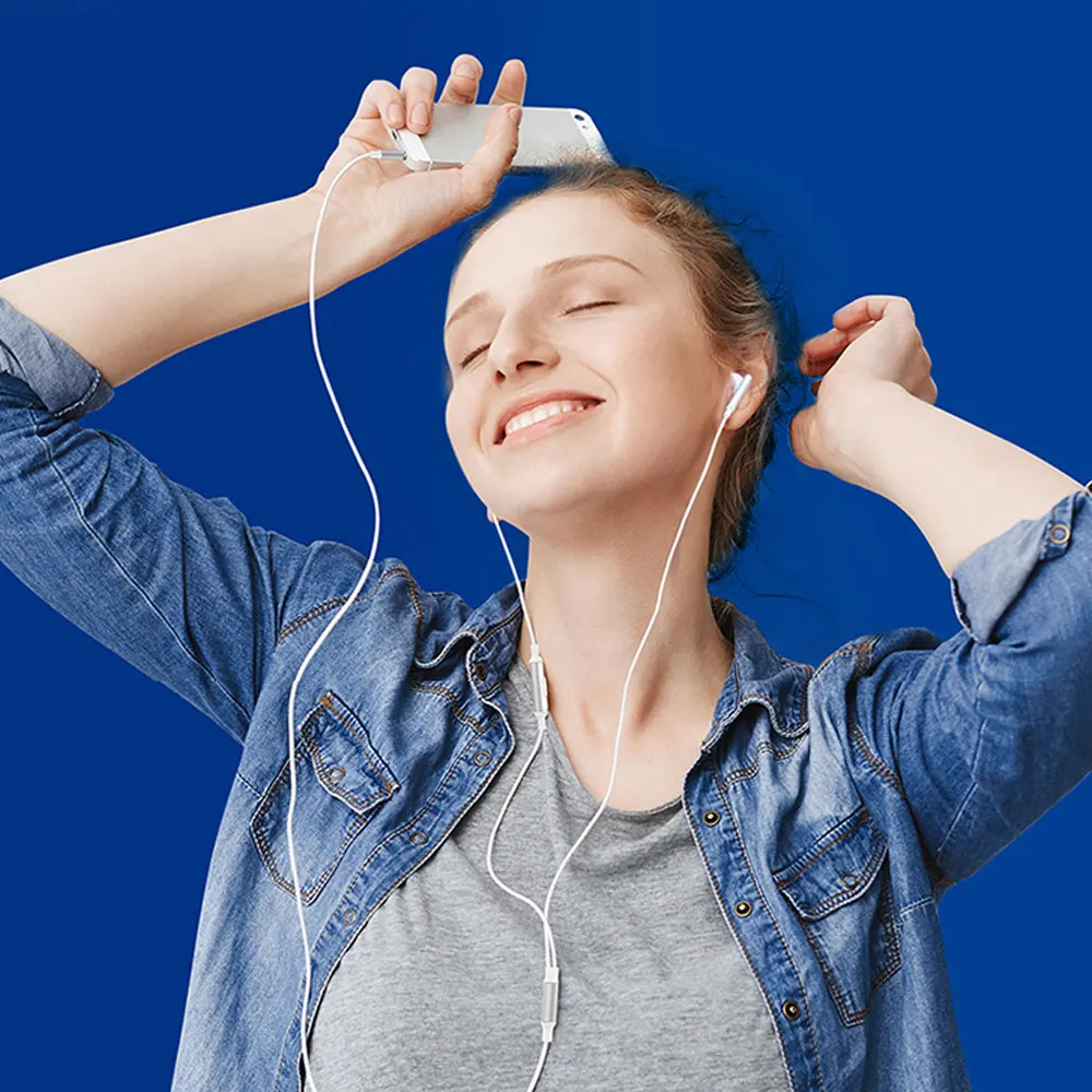 KISSCASE музыкальные наушники Стерео Игровые для iPhone 11 Pro XR 6 6s 7 8 Plus с микрофоном Xiaomi 9t