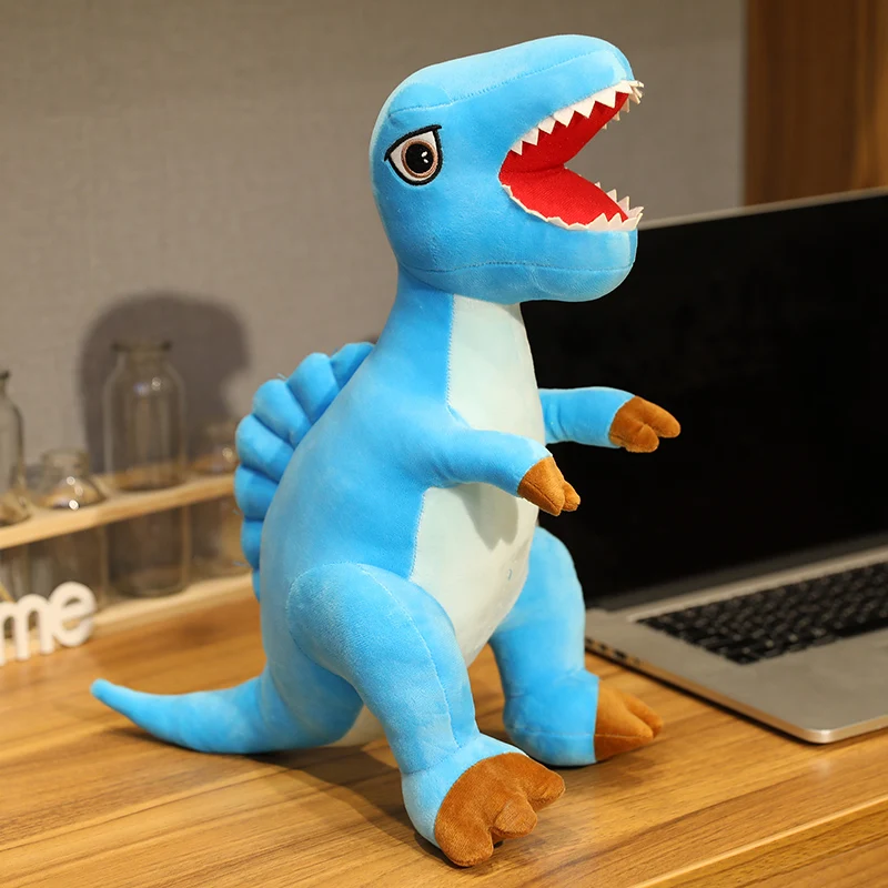 Новые милые мягкие плюшевые игрушки Huggable в виде динозавра мультяшная имитация