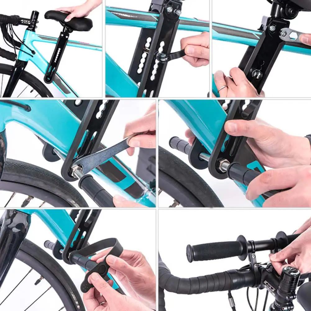 

Bicycle Front Seat Kids Bike Seat Comfortable Leather Bicycle Saddle Kids Mountain Bike Seat Road MTB Bicycle Seat For Children