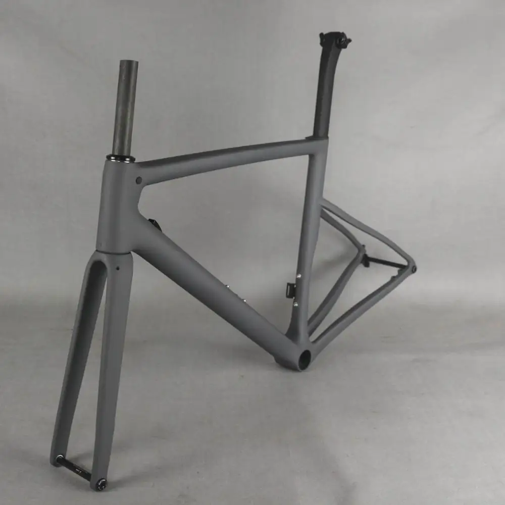2020 темно серый плоский монтажный диск карбоновая дорожная рама велосипедная
