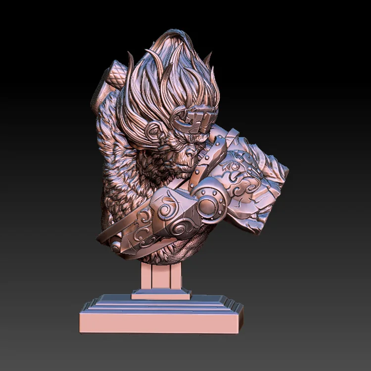 Новая модель 3D STL для ЧПУ или принтеров легенды и боги Китая резная Фигурка Sun Wukong