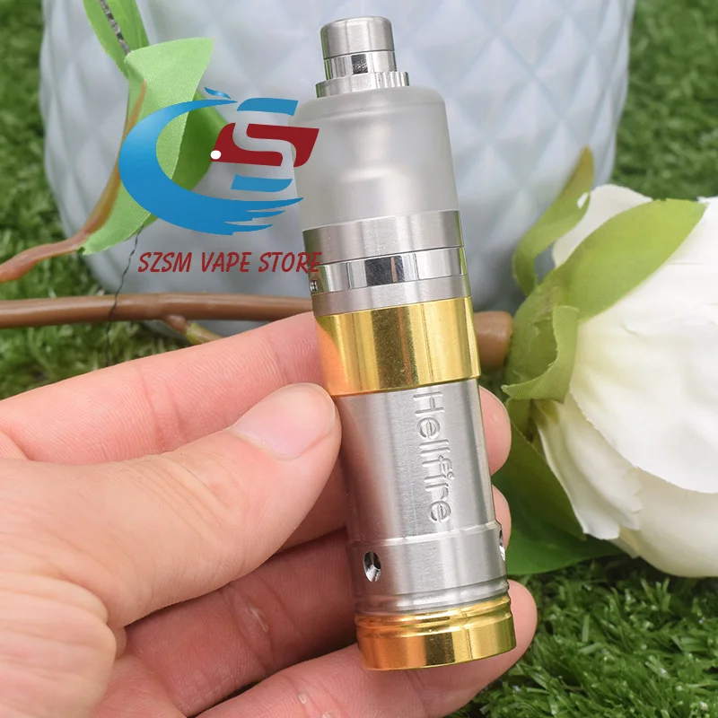 YFTK Hellfire v6 мод с sxk Bastard RTA 316ss стиль 18350 батарея испаритель вейп 22 мм vape механический