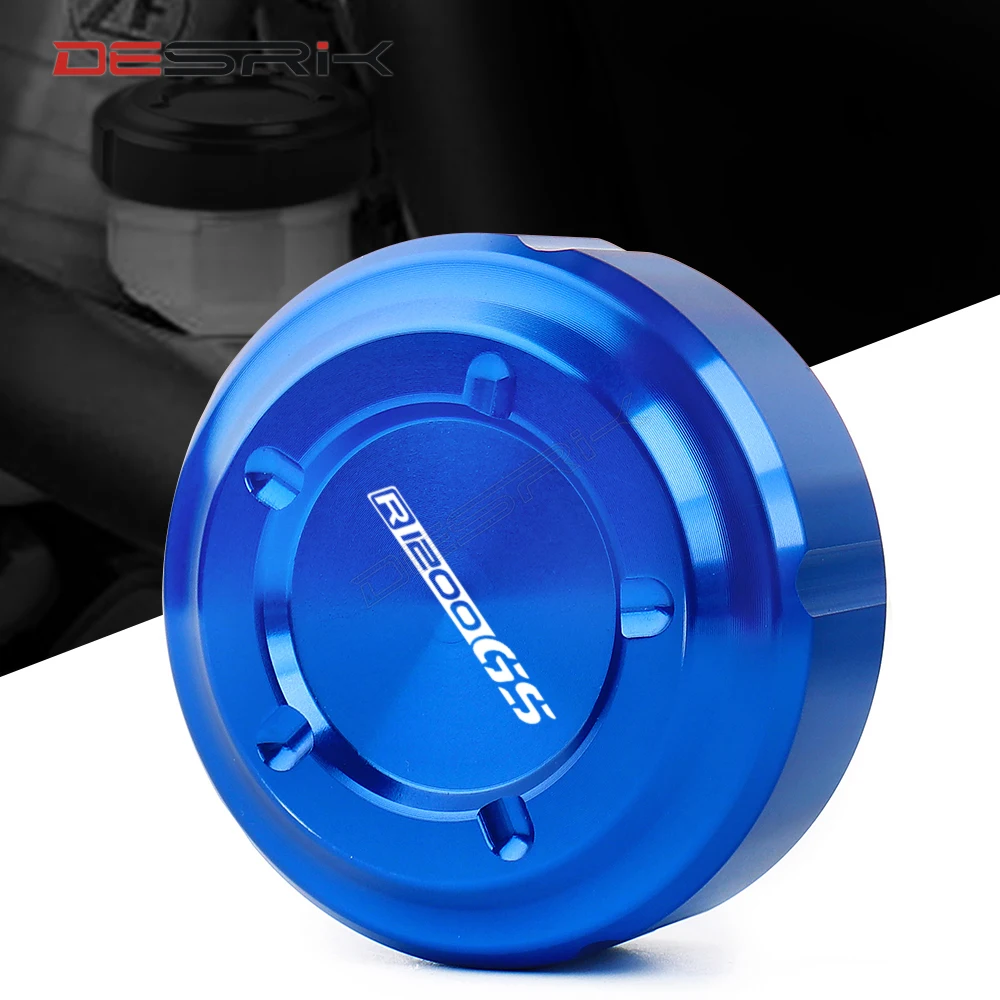 Мотоцикл с ЧПУ Алюминий задний резервуар тормозной жидкости Кепки Крышка