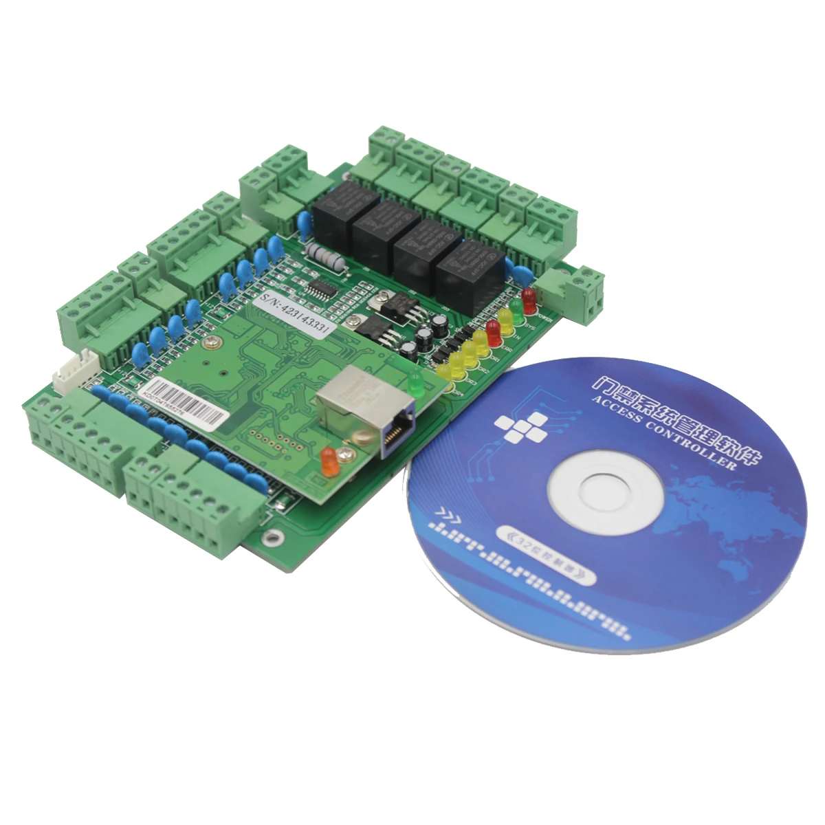 Четырехдверная панель управления доступом к сети с программным обеспечением