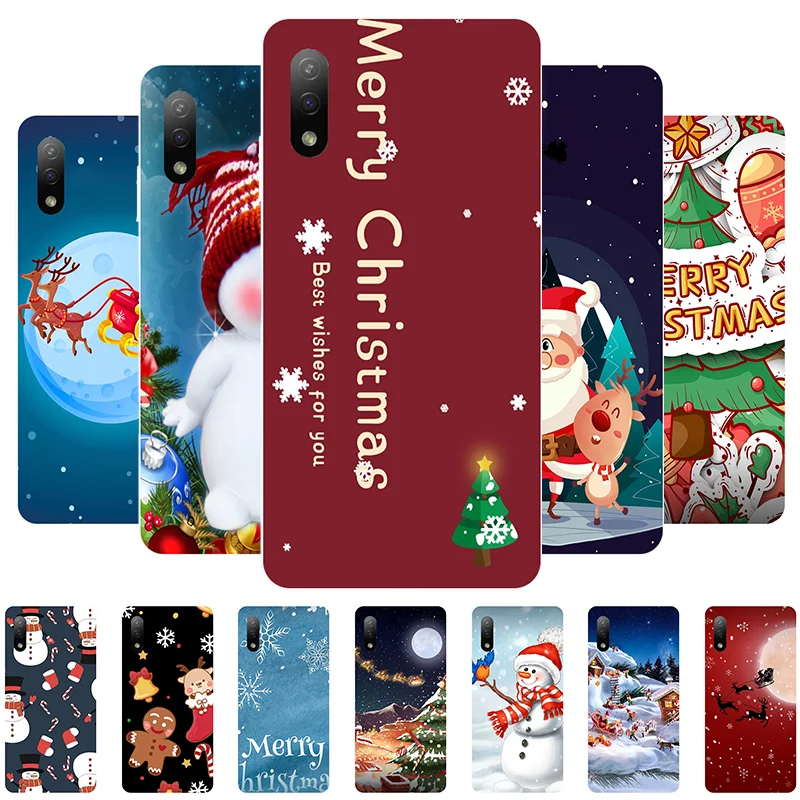 

Christmas Case For Sony Xperia Ace 2 Cover Silicone Soft TPU Coque Fundas For Sony Xperia Ace II SO-41B Ace2 2021 Phone Case