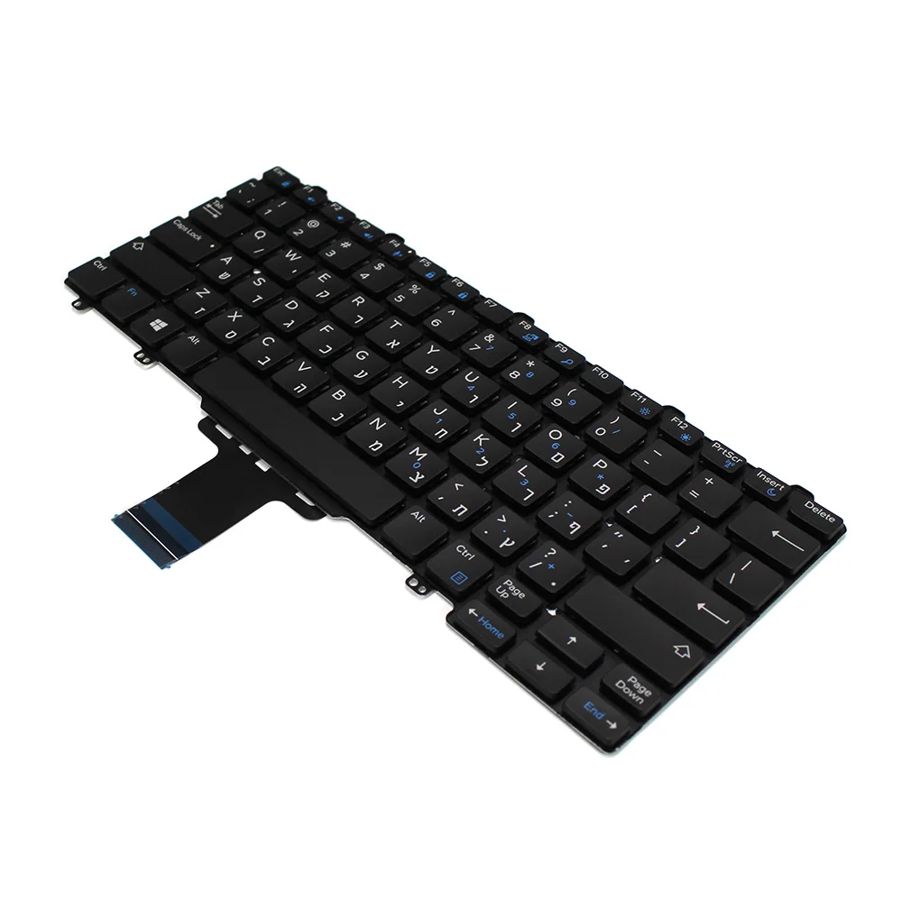 HB Hebrew Laptop Keyboard For DELL Latitude 7350 5290 E5250 5270 E7270 E7250 7270MJ8HY 0MJ8HY XCD5M 0XCD5M | Компьютеры и офис