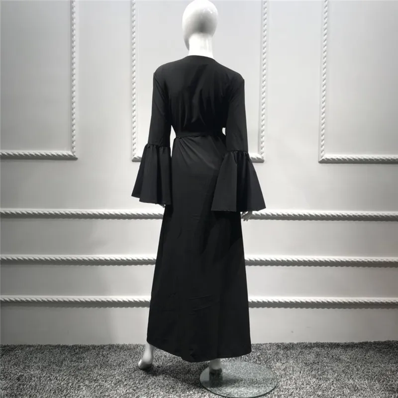 Женское платье Кардиган с длинным рукавом мусульманская одежда новинка