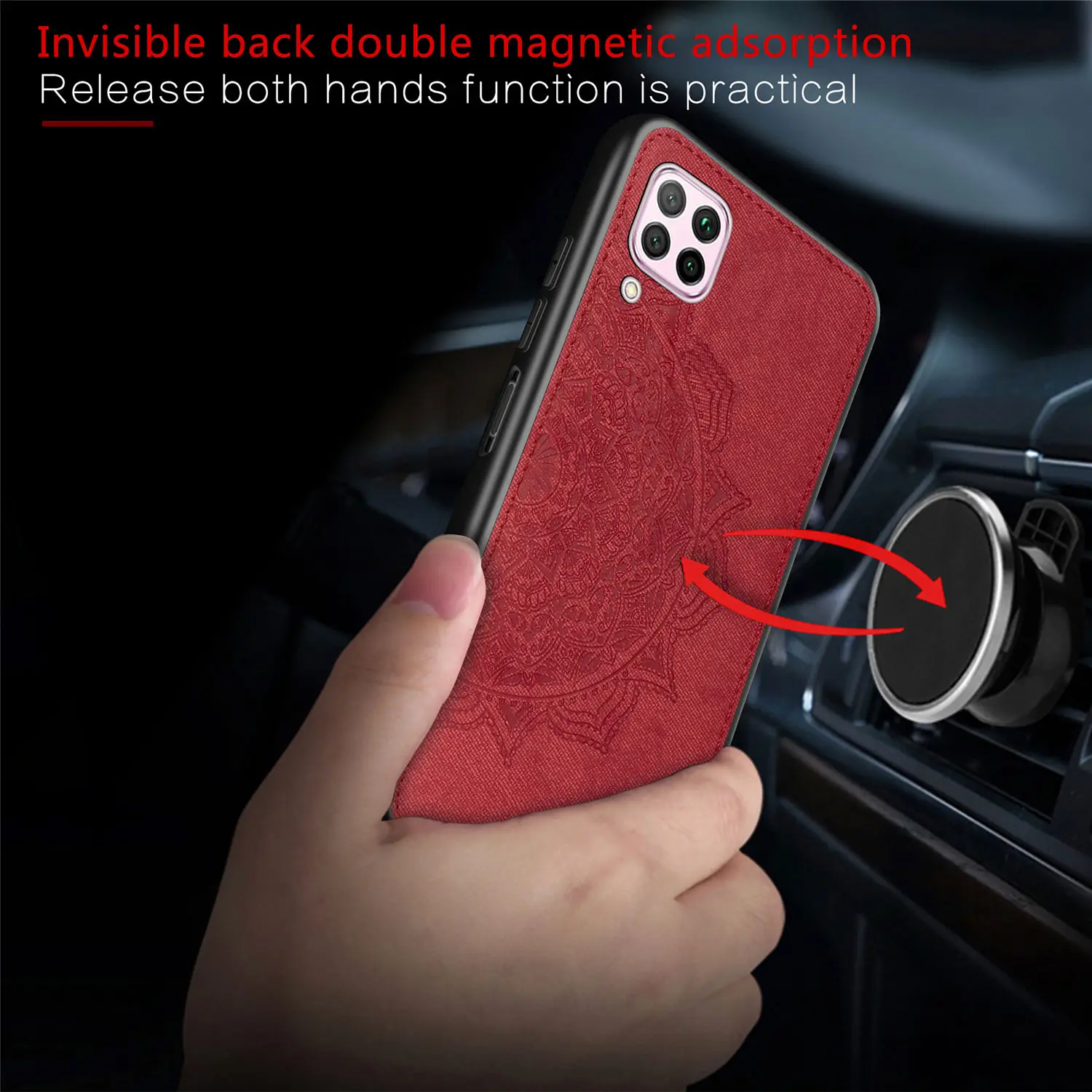 for huawei nova 7i case cover luxury tpu bumper frame cloth hard back cover for huawei nova 7i phone case for huawei nova 7i free global shipping