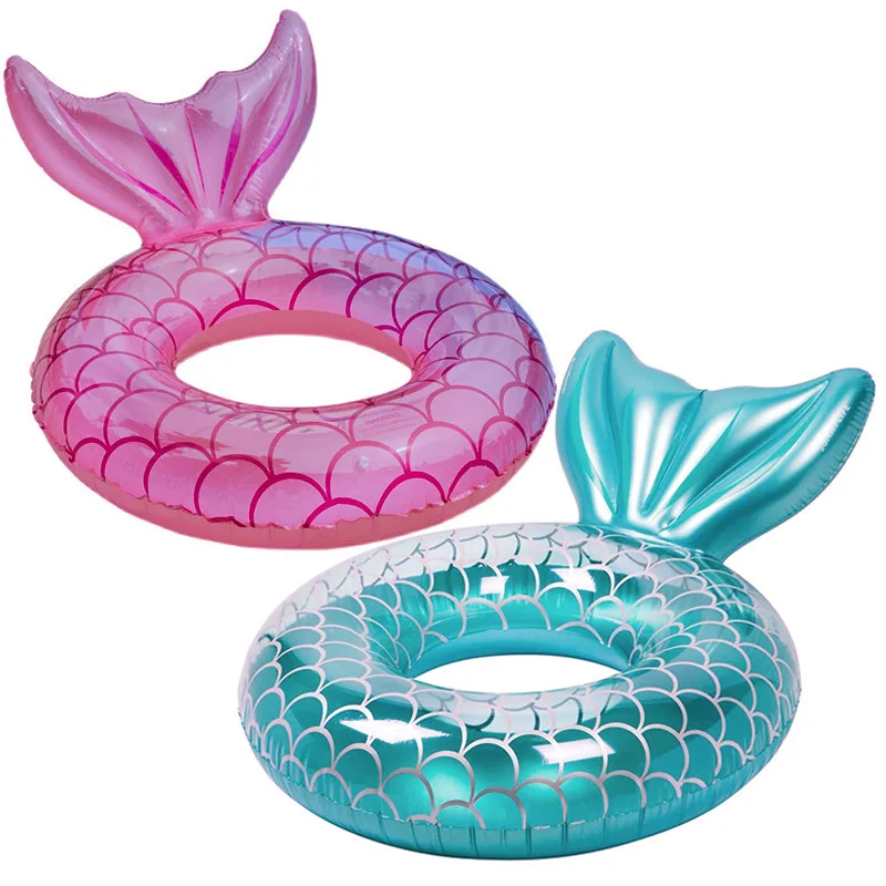 

Mermaid With Backrest Inflatable Swimming Ring Adult Swimming laps Floating Ring Swimming Pool Beach Party Toy Dropshipping