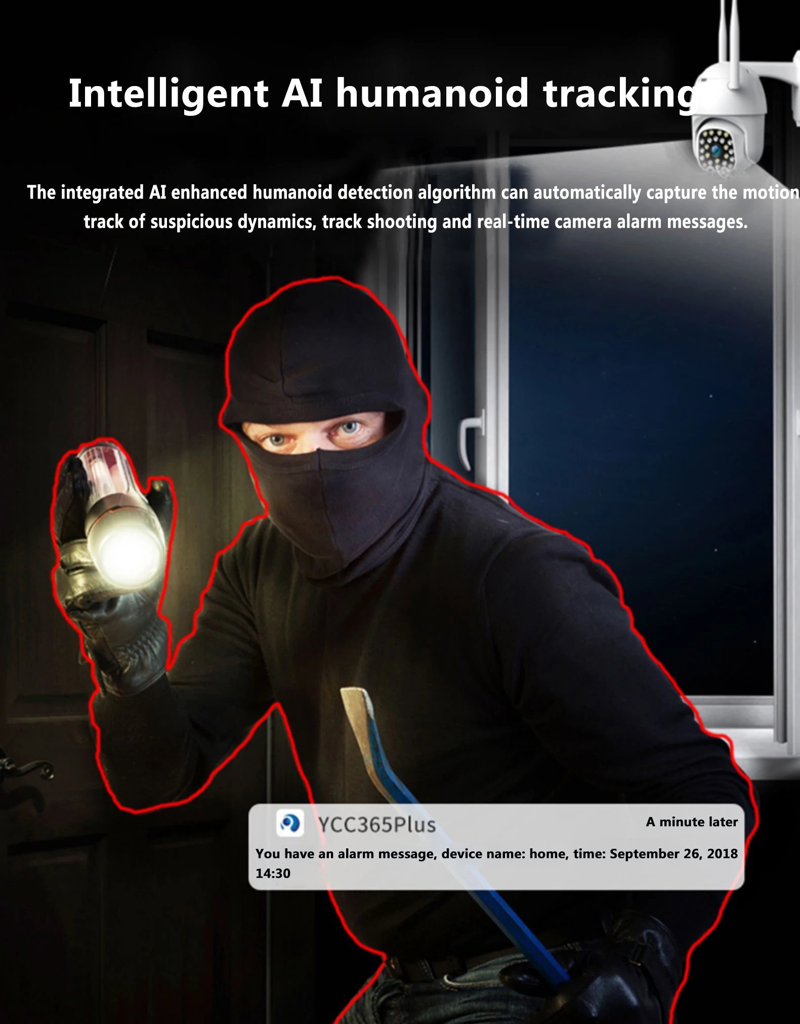 Беспроводная Wifi ip-камера 1080P PTZ 23LED наружная скорость купольная камера безопасности панорамирование 5X цифровой зум сеть видеонаблюдения