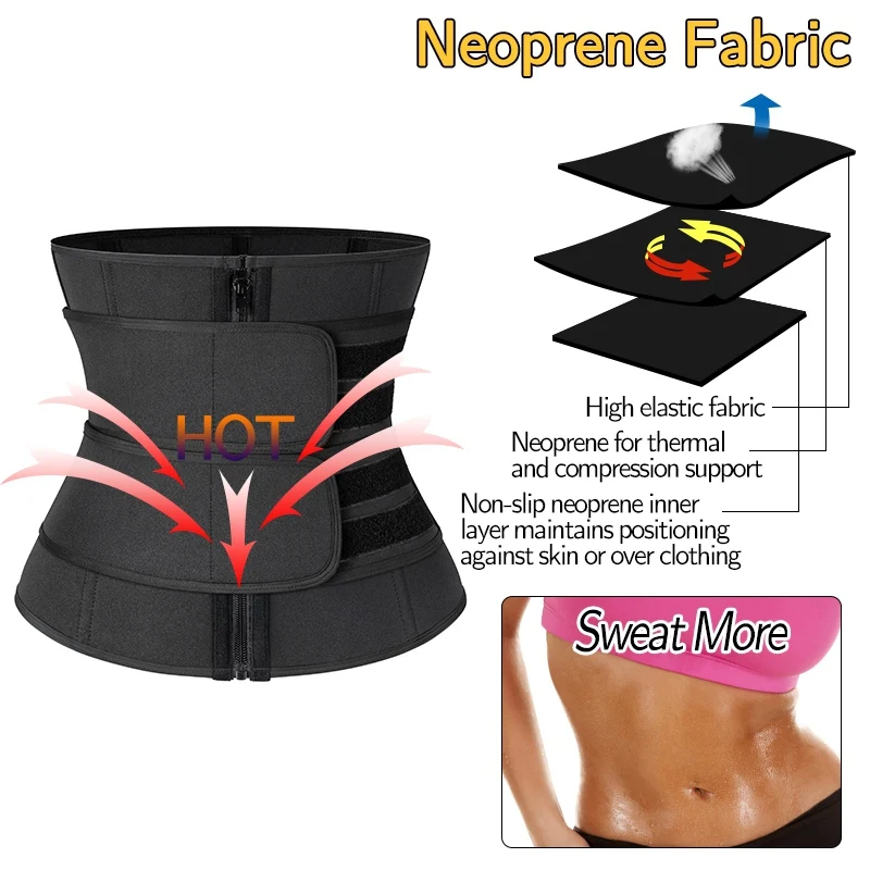 

Women Waist Trainer Body Shapers Slimming Belt Waist Trainer Postpartum Corset Belt Loss Weight Compression Workout Fitness New