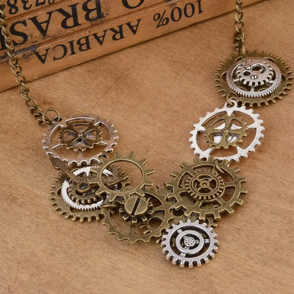 Новинка хип-хоп Planet Gear серебристая металлическая толстая цепочка ожерелье для