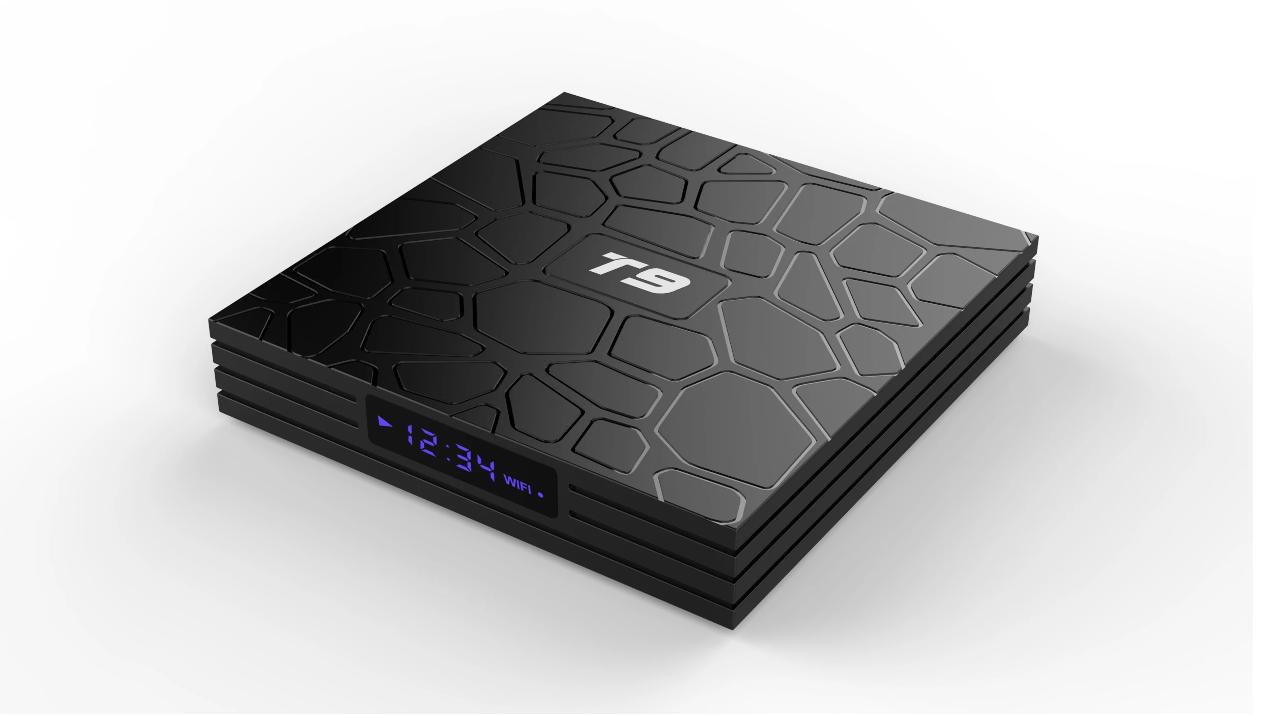 T9 Android 9,0 Smart tv BOX RK3318 Четырехъядерный 4 ГБ ОЗУ 64 Гб ПЗУ 2,4 ГБ/5 Гб двойной wifi Bluetooth цифровой дисплей 3D HDR 4K телеприставка