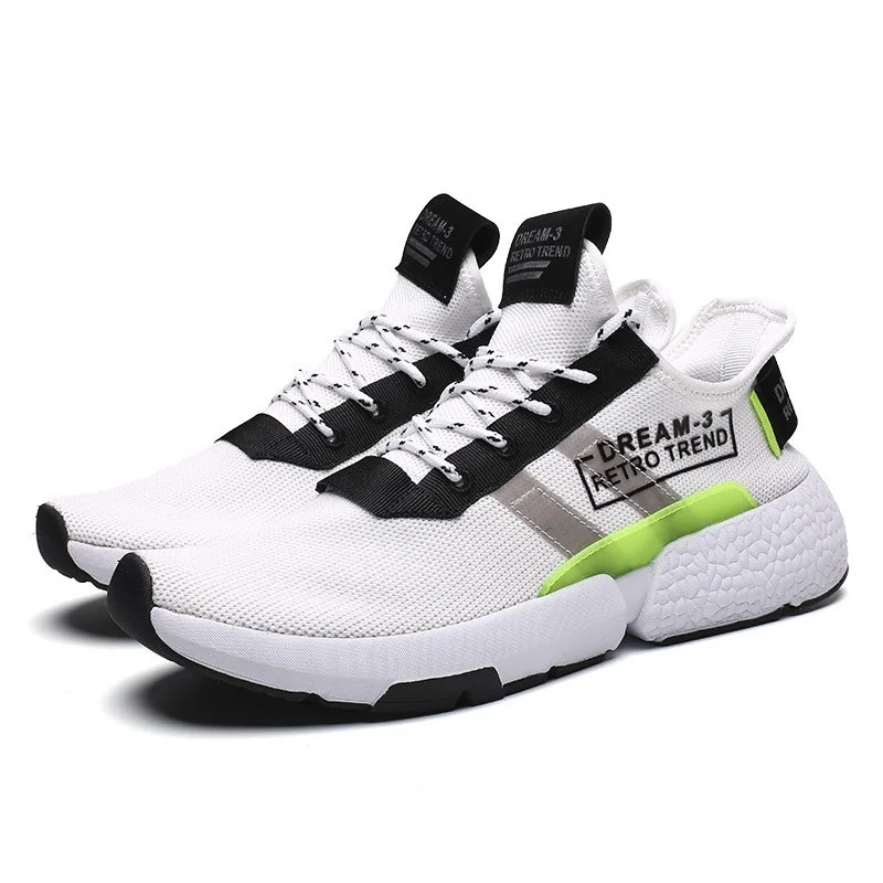 Кроссовки мужские большого размера повседневная теннисная обувь дышащие легкие