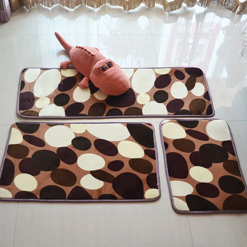 Offerte 3 Pz/set Multi Funzione Di Uso Domestico Di Porte Zerbino Camera Da Letto Cucina Bagno Ingresso Tappeti Pavimento Fragile Zerbino Tappeti Tavolino Nuovo