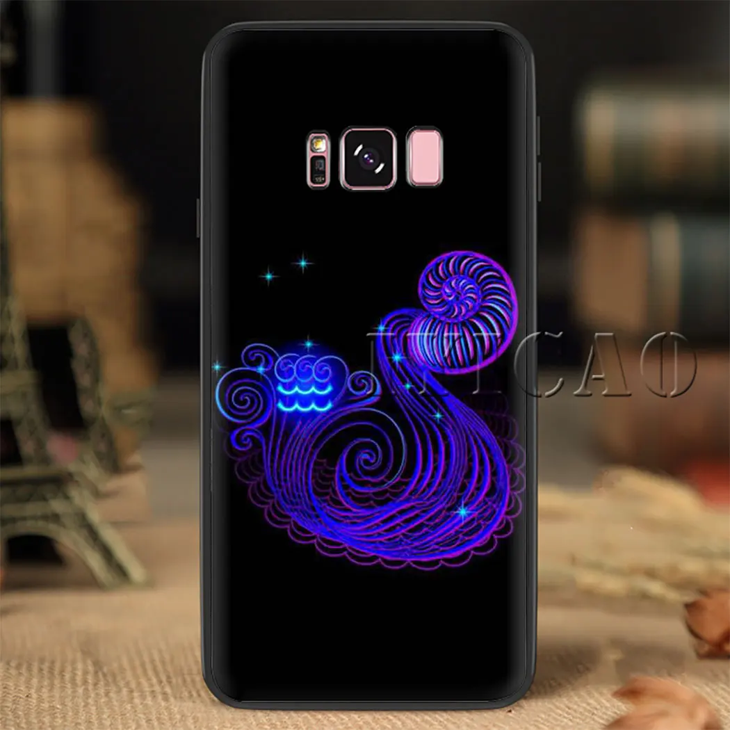 Мягкий чехол с 12 знаками Зодиака для Samsung S6 S7 Edge S8 S9 S10 Plus S10e Note 8 9 10 | Мобильные