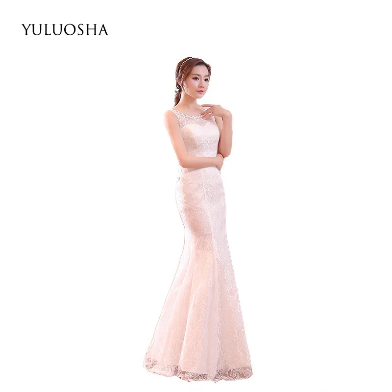 Женское свадебное платье с юбкой годе YULUOSHA сексуальное скромное без рукавов