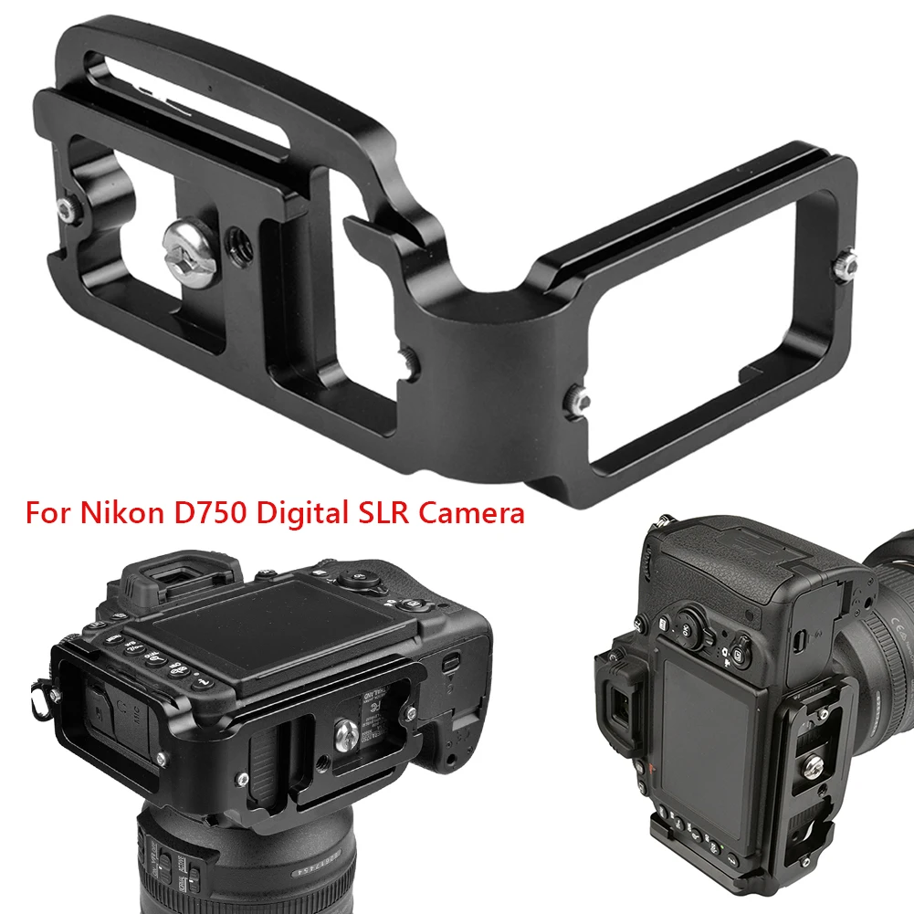Алюминиевый L-образный кронштейн для камеры Nikon D750 Штативная головка с