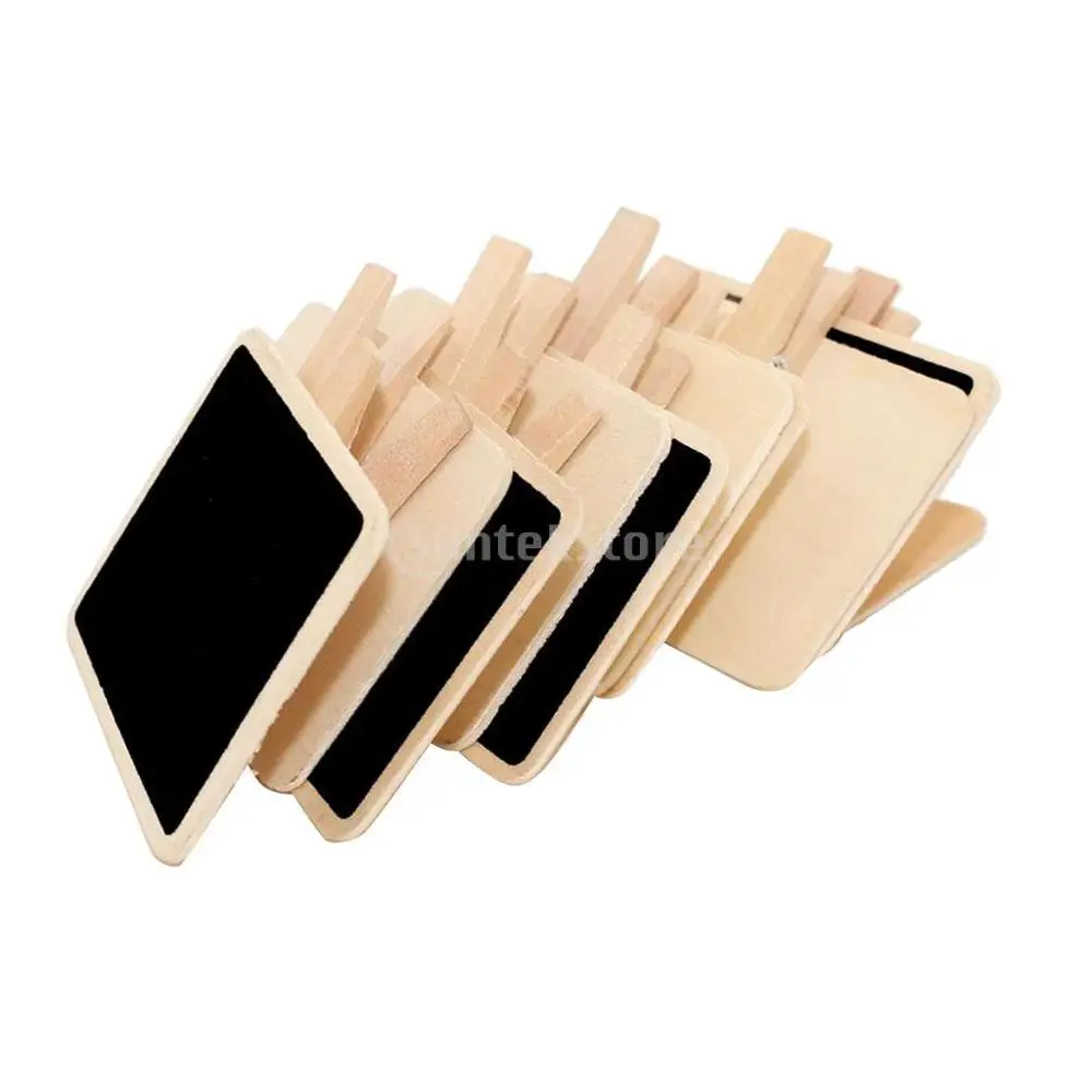 Маленькая мини доска с прищепкой 10x для записей меловая кухни кофейни цветочного