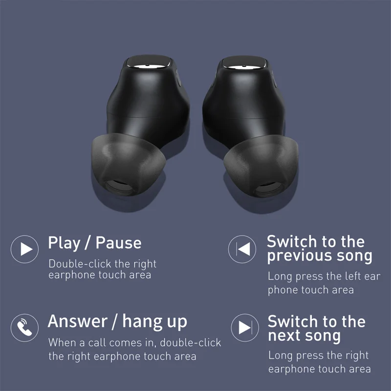 Baseus WM01 наушники вкладыши TWS Беспроводные с Bluetooth гарнитурой наушниками 5 0