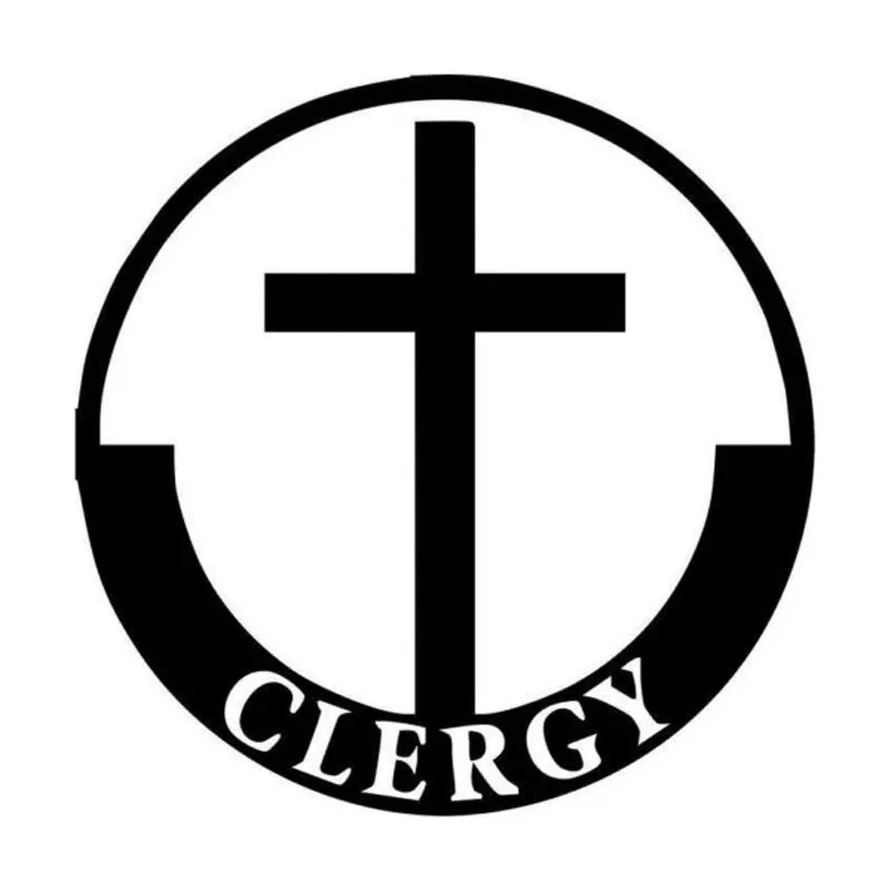 

Creative Personality Clergy Christian Jesus Fashion Window Stickers Black/Sliver 15CM*15CM