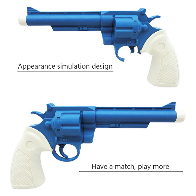 2 шт. спортивный пистолет шутер 6 туров мягкие пули игрушечный пластиковые