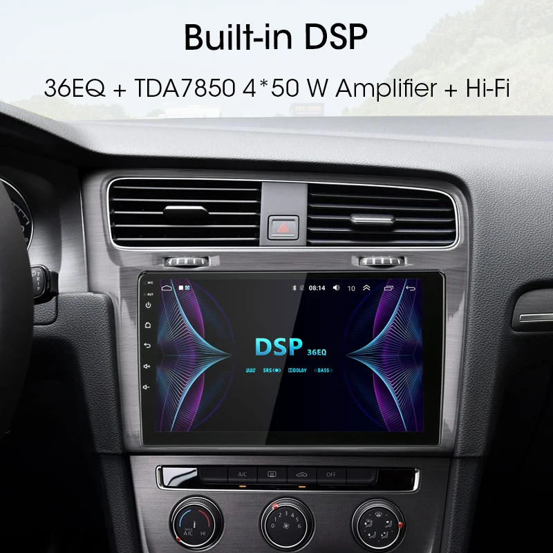Автомагнитола Android 4G NET 10 1 &quotдля VW Volkswagen Golf 7 VII 2014-2018 мультимедийный видеоплеер