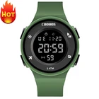 Армейские зеленые мужские часы лучший бренд водонепроницаемые Роскошные светодиодные цифровые наручные часы Креативный дизайн съемный ремешок для мужчин новинка