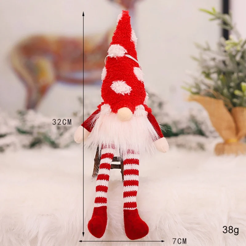 Рождественские елочные украшения с подсветкой Rudolph портативные рождественские