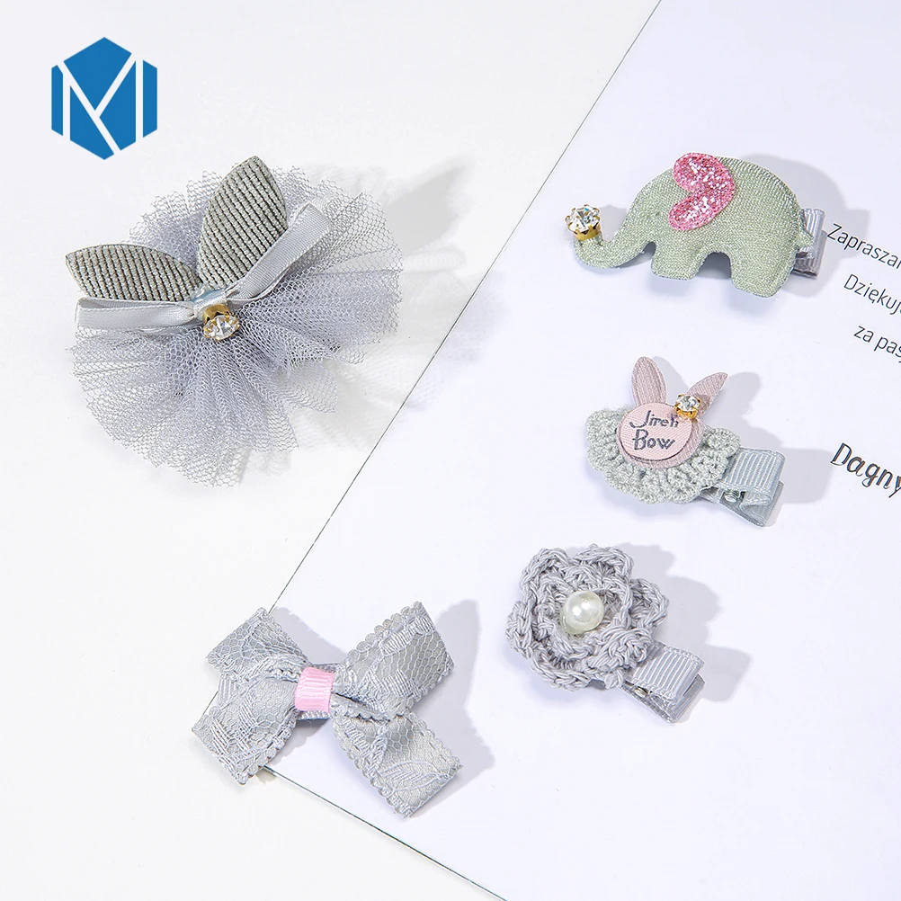 5 шт./партия детский набор заколок для волос с рисунком слона Детские аксессуары