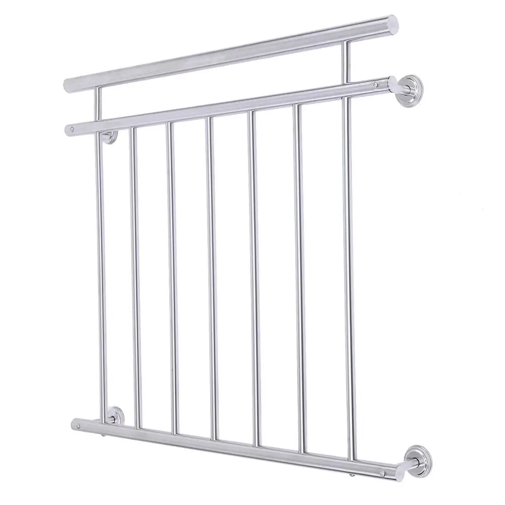 Yonntech балконные перила из нержавеющей стали забор 100x90 см Защитные Перила для бара