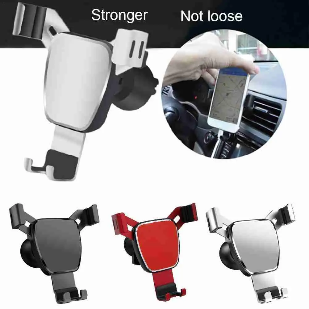 

GPS Car Phone Holder Gravity Car Air Vent Mount In Car Accessories Stand Support Smartphone Voiture Car Phone Holder