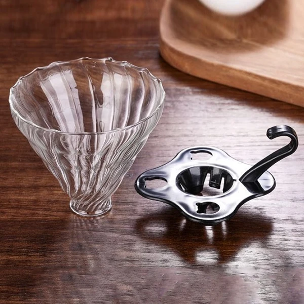 Стеклянная капельница для кофе умный фильтр стеклянная (черный)|Фильтры кофе| |