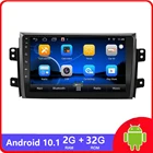 Автомобильный мультимедийный плеер 2 DIN Android 10,1 для Suzuki SX4 2006-2013 четырехъядерный 9 
