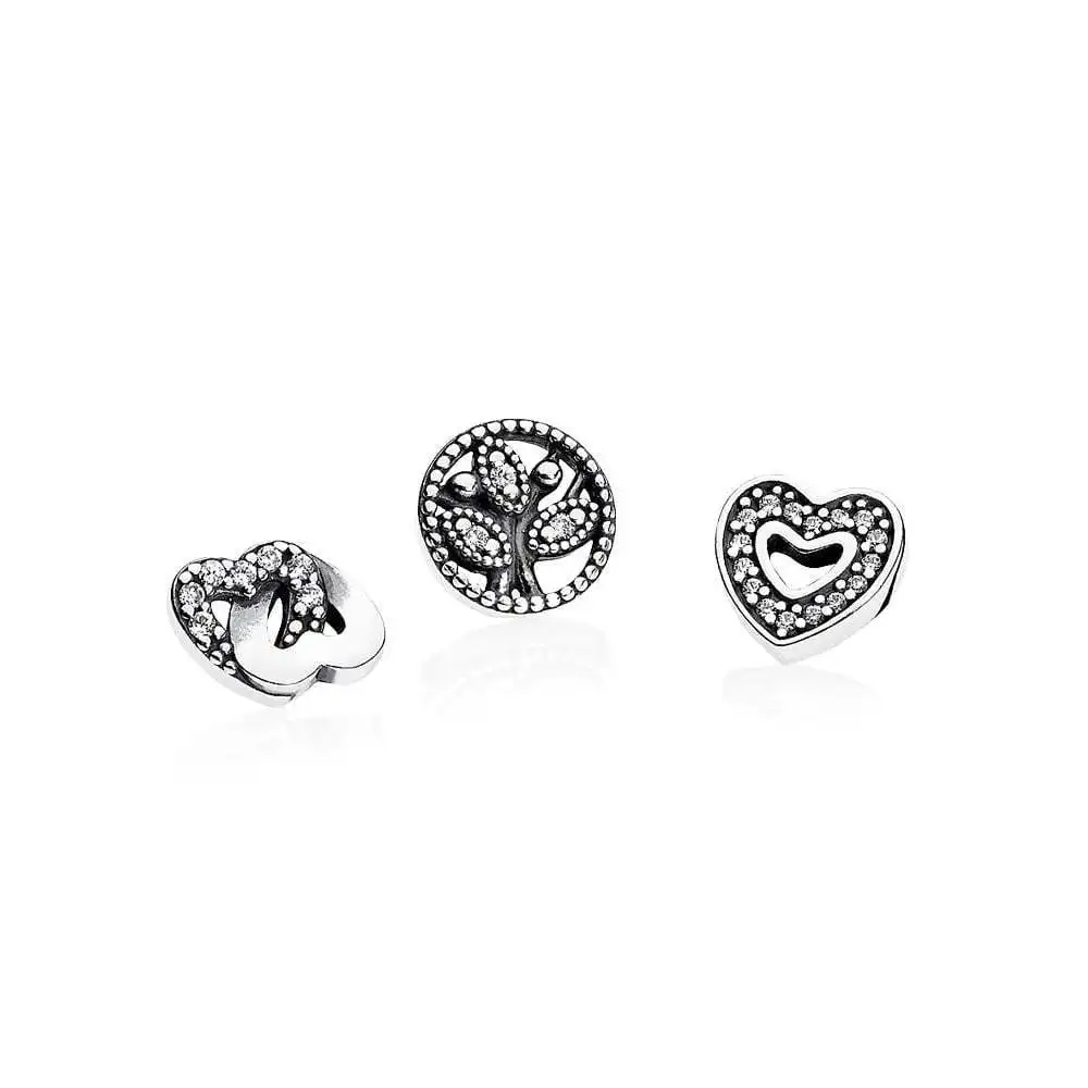 

100% 925 Sterling Silver Angel, Star and Angel Wing Charms Bead Fits Floating Locket Necklace Women Petite Elements Pack Jewelry